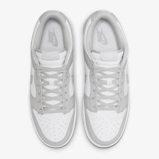Nike (NIKE) men's shoes 2025 autumn new Duck Low comfortable low top sports retro casual shoes trendy DD1391-103/white gray 41
