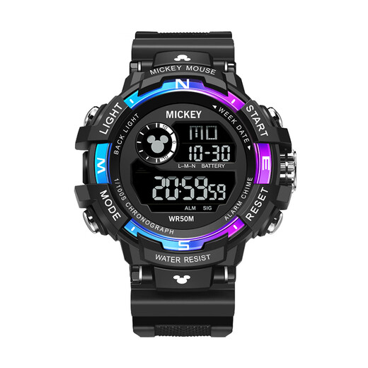 Disney watch boys sports trend multi-functional primary school junior high school students and older children digital display waterproof electronic watch MK-15231Z1