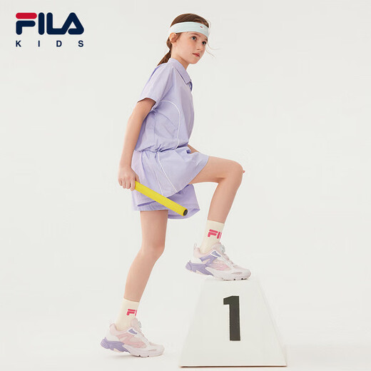 
FILA Fila children's shoes children's sports shoes 2025 summer medium and large children, men and women's space capsule breathable running shoes
