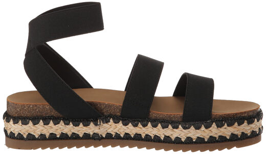 Steve Madden Girls Krissy, Black Black 5 Big Kid