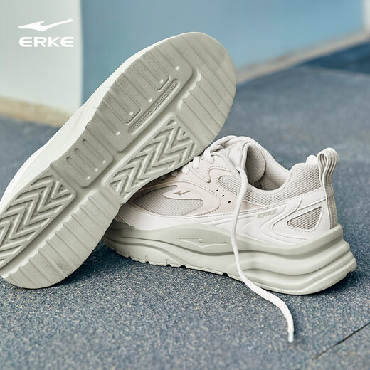 
Hongxing Erke men's shoes casual shoes men's leather net breathable versatile soft sole lightweight sports shoes men's light running shoes | Hefeng 2.0