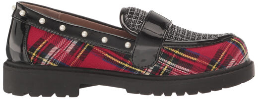 Betsey johnson unisex children's Marim loafers red multi-color 13 kids