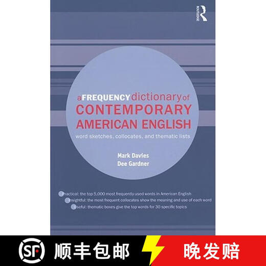 3-4 weeks A Frequency Dictionary of Contemporary American English Word Sketches, Collocates, and The~