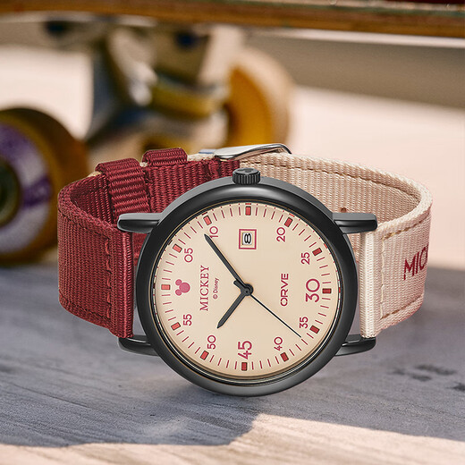 Disney Student Watch Personalidad para hombres Trend Middle School Junior High School Teenager Calendario Luminous High School Electronic Watch Male Watch Red Mk-12149