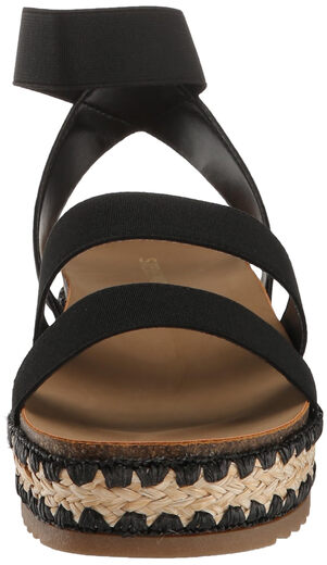 Steve Madden Girls Krissy, Black Black 5 Big Kid