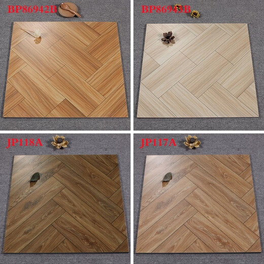 Yeyu 60x60 wood grain brick parquet 600x600 imitation solid wood grain non-slip matte floor tiles living room JTS6627 600*600