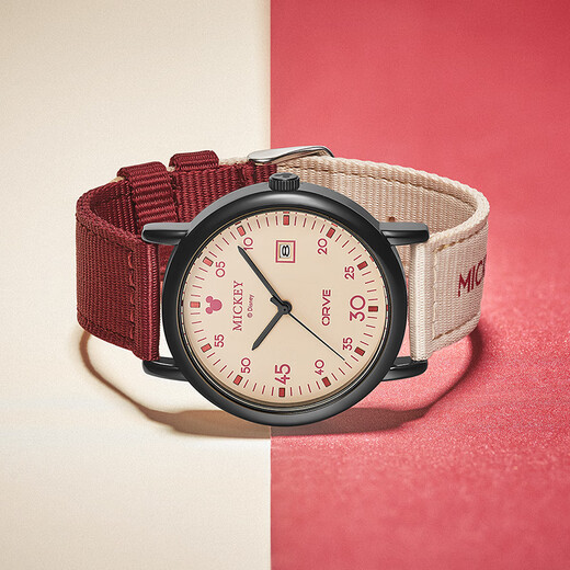 Disney Student Watch Personalidad para hombres Trend Middle School Junior High School Teenager Calendario Luminous High School Electronic Watch Male Watch Red Mk-12149