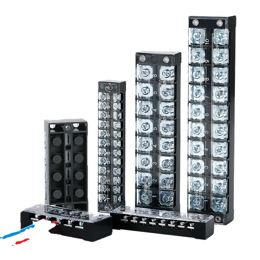 贝傅特 TB接线端子排组合式接线排纯铜接线端子螺钉固定式连接排15A-6位TB1506