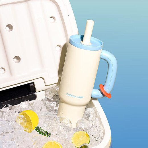 
Chakolab and Xubingba Cup Large capacity insulation summer cold cup stainless steel insulation water cup outdoor office BAKE Cup - Mint Smoothie 1050ml
