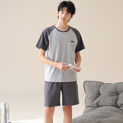 Pajamas modales de pijamas de verano pantalones cortos de algodón puro verano