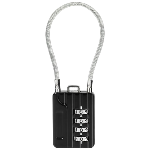 Baige Small Passion Bloqueo Lanzamiento de equipaje Lock Packpack contraseña Caída de acero Bloque de almacenamiento Negro CW135962