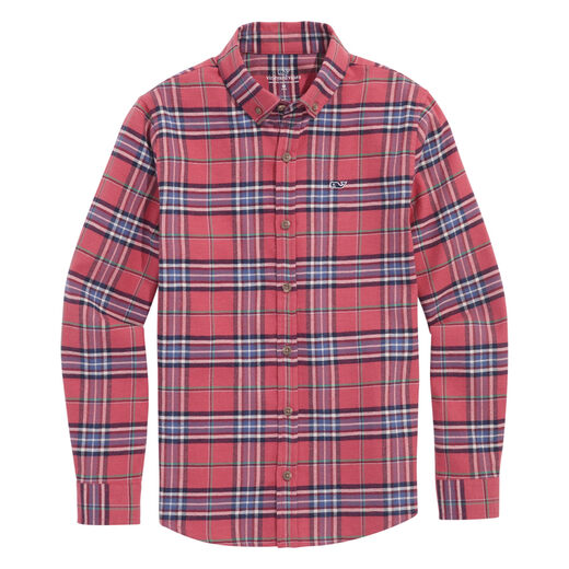 Vineyard vines boys casual crab shell plaid 7