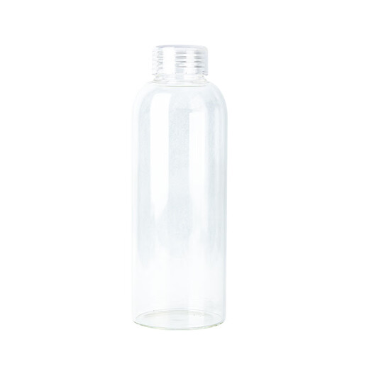 Hoch Borosilikat Glasweinflasche Haushalt großer Kapazität Ginseng Kalt eingeweichter versiegelte Weinflasche 1000 ml Weinflasche leere Flasche Hoch Borosilikatglas-500ml Transparent Plastik Cap-Jm1049