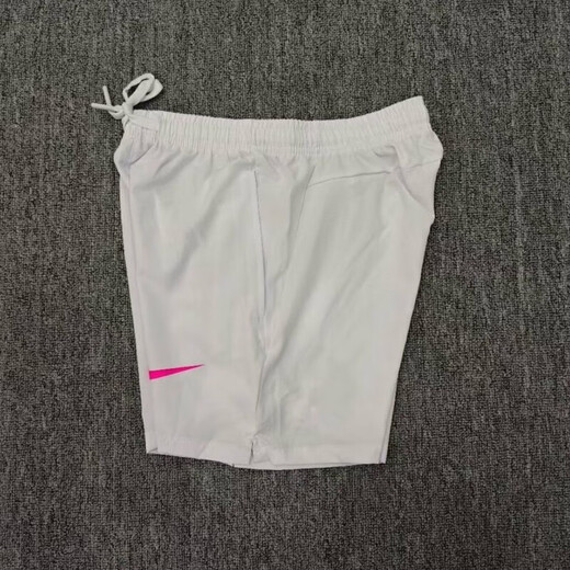NBA Nike-Nike Sports Summer Menera y femenino de entrenamiento de baloncesto de baloncesto pantalones cortos de entrenamiento de campo rápido Running Running de cuatro puntos Nike-nike White 983 Shorts [Pink Hook] S-Nikes