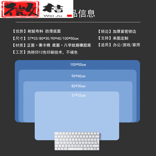 Single Maus-Pad verdient Geld kreativer Text MOUSE PAD Gott des Vermögens Schwarz Gold Super großes Büro Computer LD1591 LD-1610 VORSICHT 100x50cm4mm