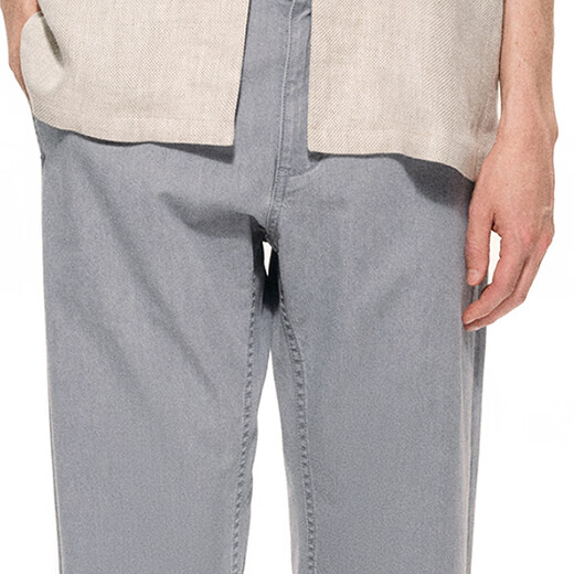 Sketched Men's Clothing [mismo estilo en el centro comercial/rama negra] 2025 Summer Nuevo producto Jeans pantalones de algodón cónicos 9p4e12370 998 denim gris oscuro s