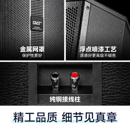 先科 会议室音响套装组合8英寸家庭KTV背景音乐培训会议专用设备蓝牙功放壁挂音箱VD-202/K5V*4/M-17
