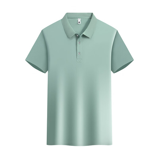 Zgqopolo-Shirt für Männer und Frauen kurzärmeliges Sommer dünn geschäftsgeschäftsgeschäfts-Eis-Seiden-Revers-Hemd-Ärmel-Paul-Shirt-Oberteil kann angepasst werden.