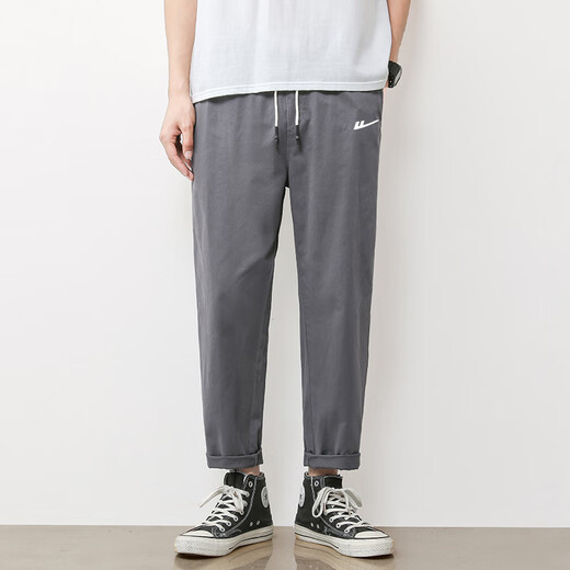 Huili Pantalon masculin décontracté Pantalon Summer Casual For Men Fashion and Volydoly Business Loose Couleur solide grande taille pantalon droit lg-hl-mortal mille produits-9904 Army Green XL (recommandé 145-160jin [Jin est égal à 0,5 kg]))