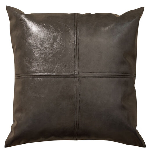 The leather pillow on the leather sofa in Shantoulin Village living room is light luxury color-blocking oil wax leather pillow sofa cushion living room leather YY1049 pillowcase 45*45CM only