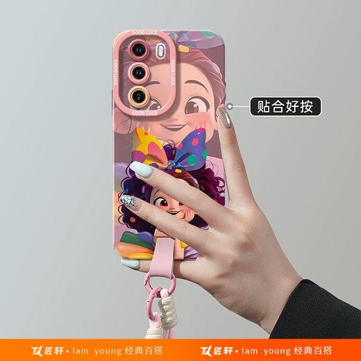 
OPPO Princess suitable for oppoRe2 mobile phone case re3pro new reno9 silicone 7se liquid rone8por all-inclusive o solid angel eyes - far peak blue - NM13781 cute PPRe3