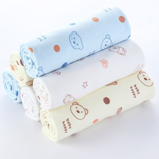 MIANLYS婴儿尿布纯棉可水洗新生儿尿布0-6个月介子布尿戒子 45*50cm【 10条装 】