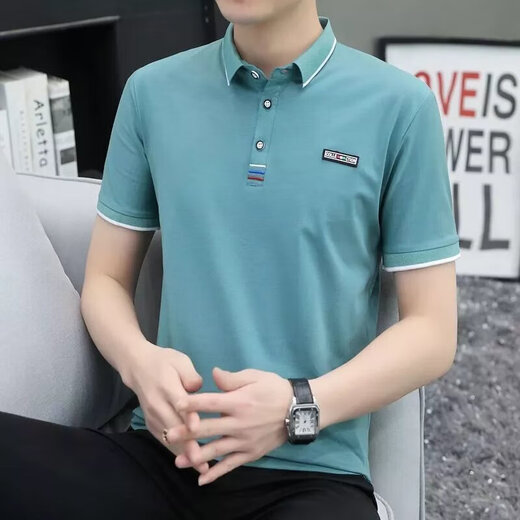 丨 lilang 丨 [Markencode bricht und greift Schnäppchen ab] Hochwertige Sommer-Kurzärmel-Polo. Männer Außenanlagen T-Shirt 2023753# erdig gelb 2024 m 85jin [Jin entspricht 0,5 kg] -100jin [Jin ist gleich 0,5 kg]