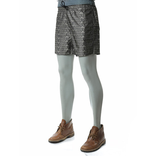 Armani / Armani Ea Men's Old Flower Eagle Mark Mark Beach Pantals décontracté shorts EM000583 AF12352 Blue foncé FB208 L