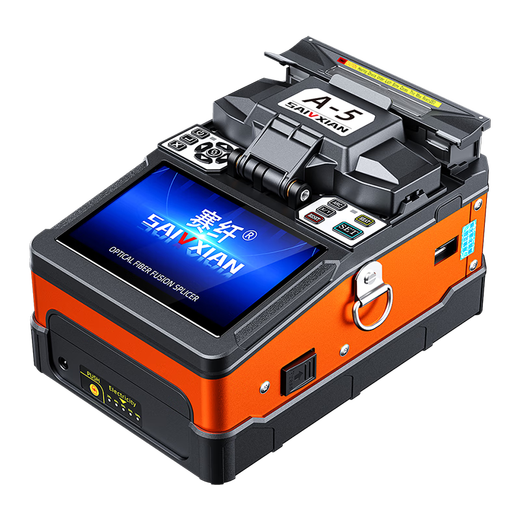 Sai Fiber A-5 fiber optic welding machine leather wire tail fiber single core welding FTTH fully automatic optical cable leather wire hot melt machine fully automatic intelligent hot melt machine fiber melt machine monitoring installation security protection Sai Fiber A-5 [package] + OTDR-S5F/measurable breaking point