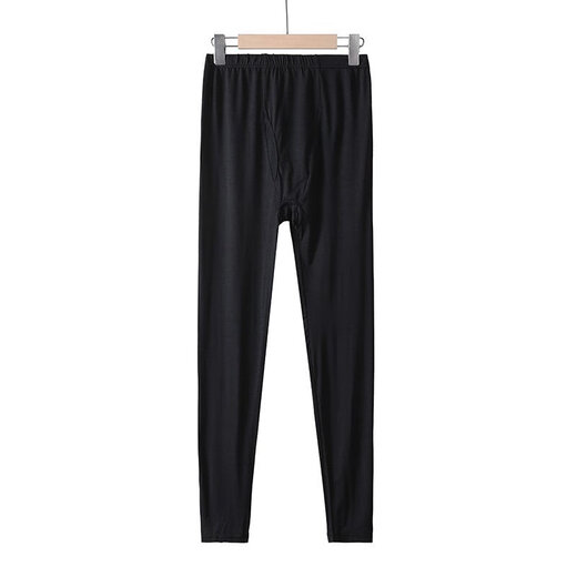 Pantalones de otoño de hombres modales delgados Pantals delgados delgados de la cintura alta y delgada de gran tamaño Leggings cálidos gris claro + gris oscuro 2 paquetes 2xl [recomendado 120-150jin [Jin iguala 0.5 kg]]]