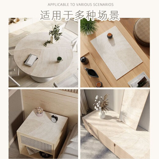 Floß-Kern-Couchtisch Matte Wasabi Windmatte Haushalt Tisch Stoff wasserdicht und öldicht nicht gewaschen