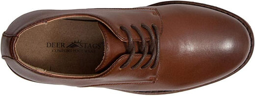 Deer Stags Boys Denny Oxford Shoes, Dark Luggage Dark Luggage 2 Little Kid