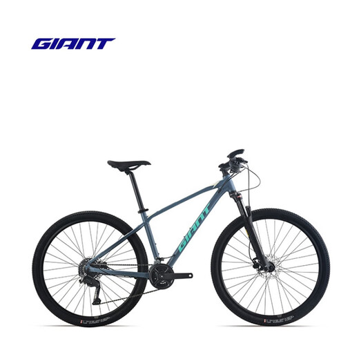 GIANT ATX830 hydraulic disc brake adult aluminum alloy 18-speed lockable shock-absorbing mountain bike matte charcoal ash 2917 M suitable for height 17 27.5 inches Standard 18-speed