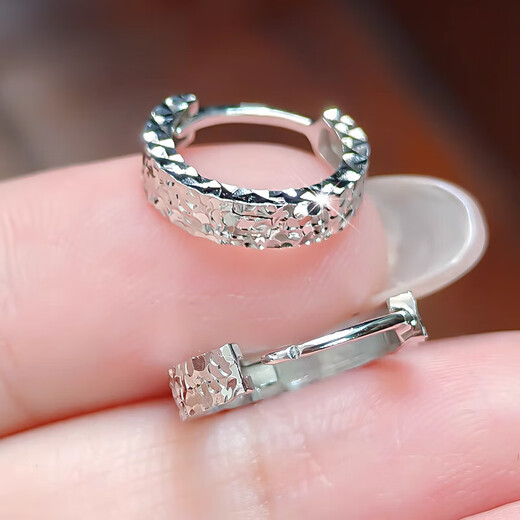 Fiber Bundle (QIANSHU) Pt950 Platinum Crushed Ice Earrings Earrings Earrings Earrings Platinum Sparkling No Need to Pick Up Your Best Friend or Girlfriend’s Birthday Gift Weighs About 2.2-2.4 Grams Platinum Crushed Ice Earrings