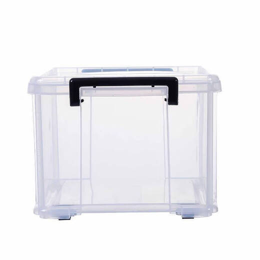 Ni Zhierert Große verdickte transparente Plastiklagerbox Lebensmittelfrischer Box Kleidung Quilt Storage Box Sortiergürtel kurz 6630 44*30*16,5 cm