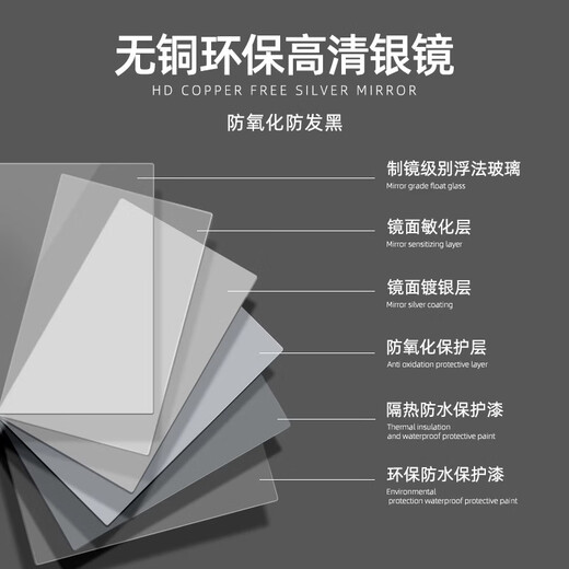 约爱镜子贴墙全身镜玻璃镜子家用穿衣镜免打孔挂墙镜玄关换衣镜试衣镜 30*120【安全防爆 简约安装】