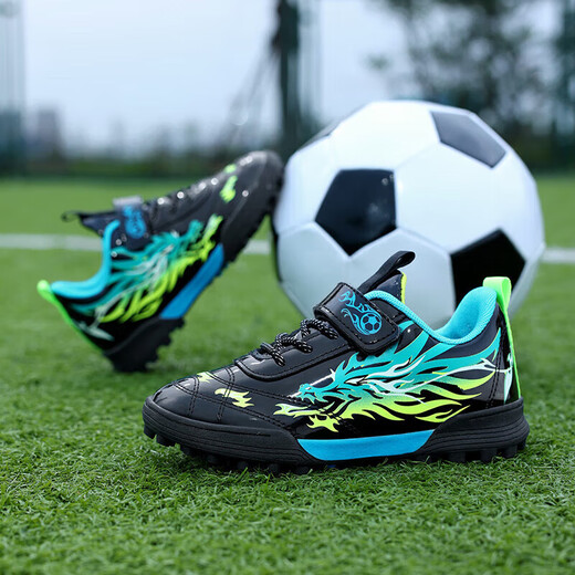 Chaussures de football officiel d'Anta Kids Football pour hommes et femmes Nails cassés pour les élèves primaires et secondaires Traine des enfants doux et pliables