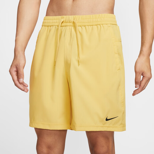 耐克（NIKE）官方DRI-FIT FORM男子速干百搭短裤(无衬裤)秋季DV9858 700土星金/黑 M