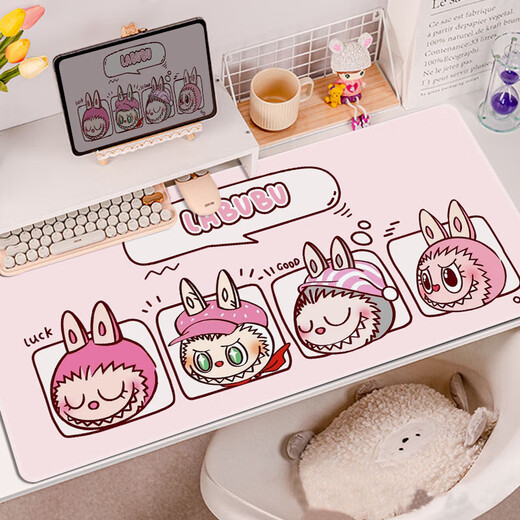Neev Lablabubu Pad de mouse periférico almohadilla de escritorio labbu súper grande