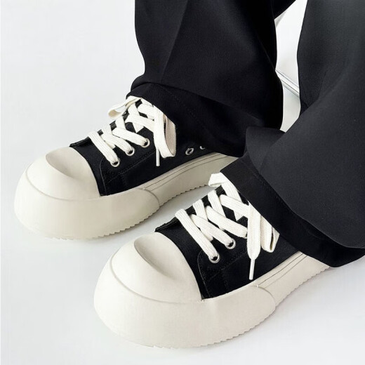Zapatos de bonalización de derby de derby zapatos de mickey para hombres con un elevado mínimo de la calle minimalista espesa en los zapatos clásicos casuales y versátiles con zapatos de fondo, el mismo estilo que las estrellas [41]