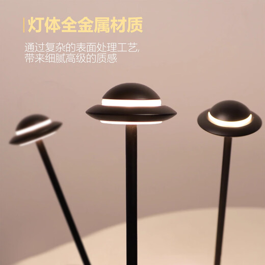 KGKE night light bedside lamp atmosphere light bedroom sleep light touch night LED charging model official flagship store golden night light