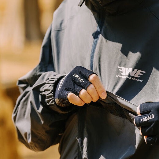 EWE 2025 New Outdoor Lightweight Soft Shell Jacket Skin Jacket Sun Protection Skin Jacket Waveproof Water Sports Ultra Light Children Dark Gray M