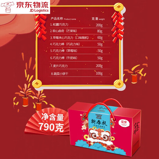 Bolele Lelenai Internet Promi Snack Geschenkbox Süße Essen Kombination Lexiang Familienfoto Geschenkpack Neujahrswaren 1048g
