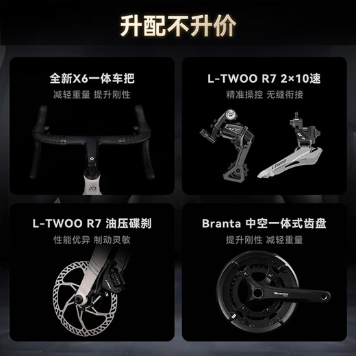 喜德盛（xds）xds ad300喜德盛ad300 25款山地车喜德盛公路车公路自行车喜德盛 2025款|白蛇 700Cx510mm|身高175-185cm