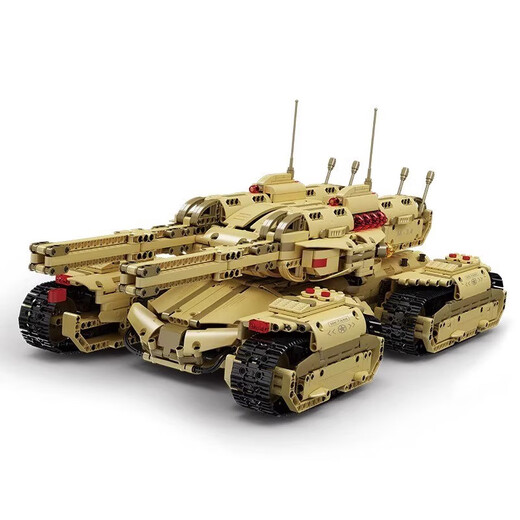 LEGO -Bausteine sind kompatibel mit 2025 neuen großen Start -Fernbedienungs -Mammut -Panzer versammelten Kinderspielzeug -Jungen Geschenk 25 Mammuts Tanks 6 Militärfiguren/2488