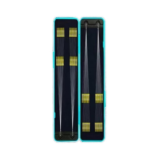 The finished product is tied with gold sleeves and double hooks. The finished product is tied with Haixi finely by hand. The finished product is tied with anti-tangle stream hooks and wild fishing hooks. The 25cm gold sleeves have thorns and refuse to break. 20 pieces, No. 4 + No. 5.