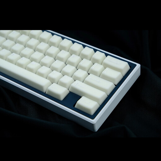 Miaopu Le white marble 114 key mechanical keyboard keycap PBT two-color molded cherry original height adaptation 6187, etc. White marble keycap Yes