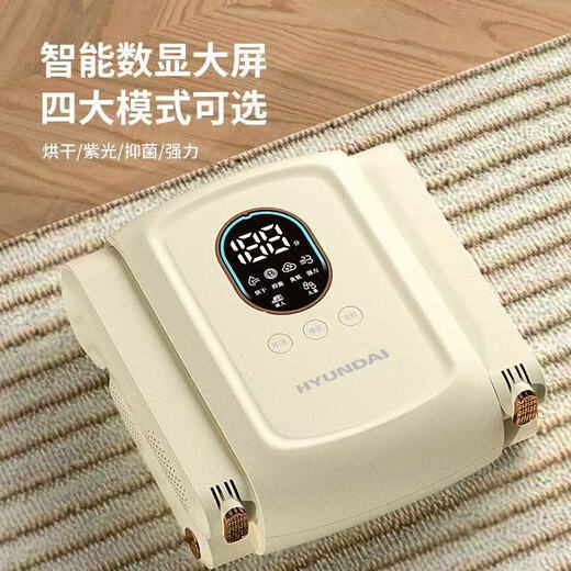 HYUNDAI Korean shoe dryer shoe dryer shoe dryer shoe dryer purple salt box deodorization household shoe drying artifact shoe warmer upgraded model new 4-foot telescopic purple salt box-digital display