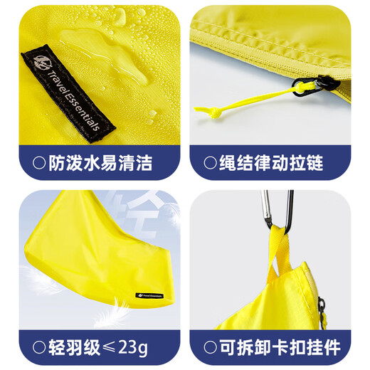 Bangeri Travel Storage Bag Waterproof Washing Bag Light Clothes Storage Bag Pencil Bag Document Bag Can be hung outdoor debris bag