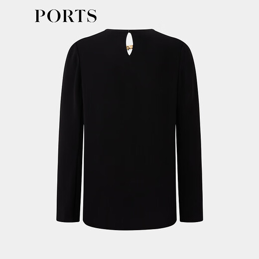 PORTS women's shirt LT8B005TWB029 black 2